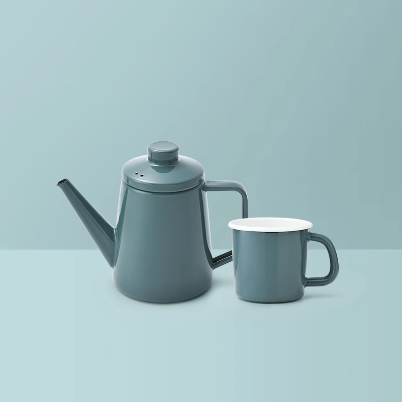 日本珐琅搪瓷壶杯
