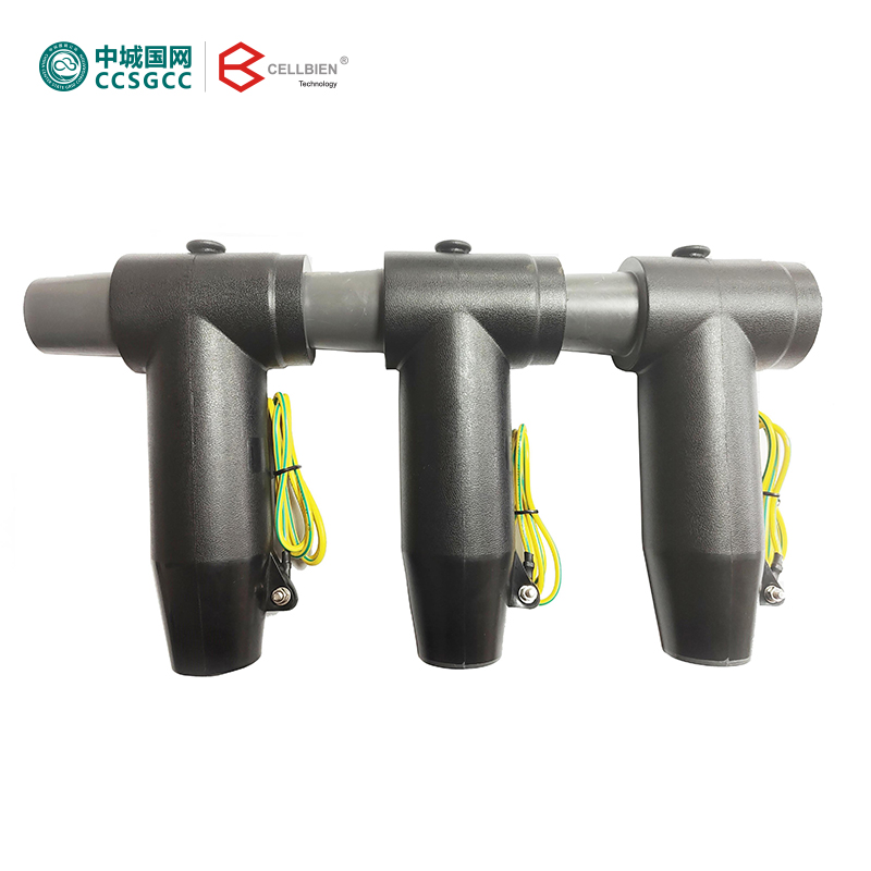中城国网 CELLBIEN 35kV三芯欧式插拔头（后插）CBTS-SSG 630A 40kV(26/35)